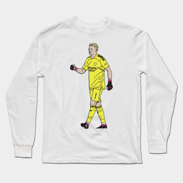 Aaron Ramsdale Long Sleeve T-Shirt by scotmccormack